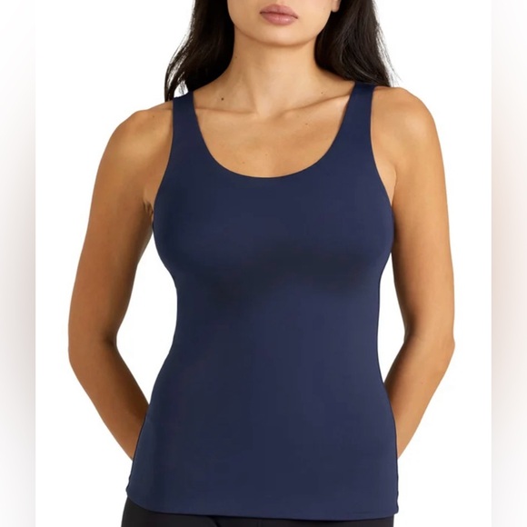 Frank and Oak Women's Contour Tank Navy Blue NWOT Size Large - Picture 2 of 3